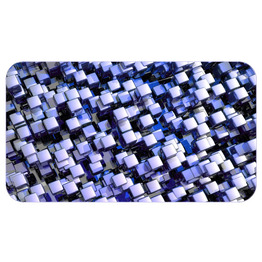 Коврик для дома Диона (60*40) Синяя миозайка 